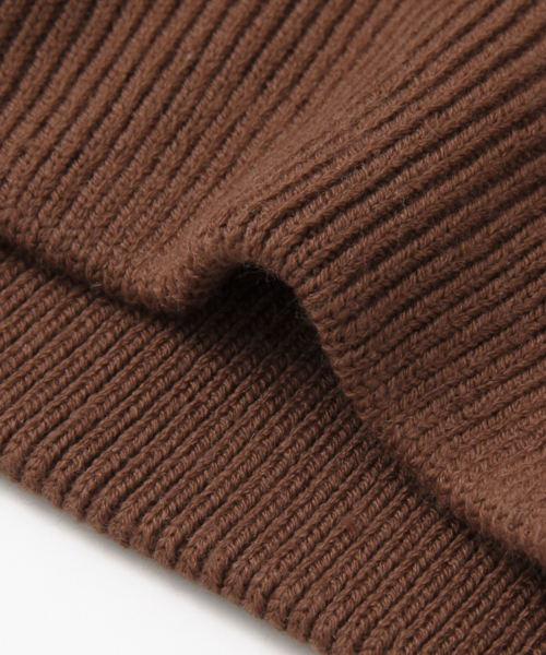 URBAN RESEARCH(アーバンリサーチ)の「UR ZIP ニットブルゾン(ニット/セーター・メンズ・ブラウン系その他/ブラック・LARGE/MEDIUM)」の3枚目の写真