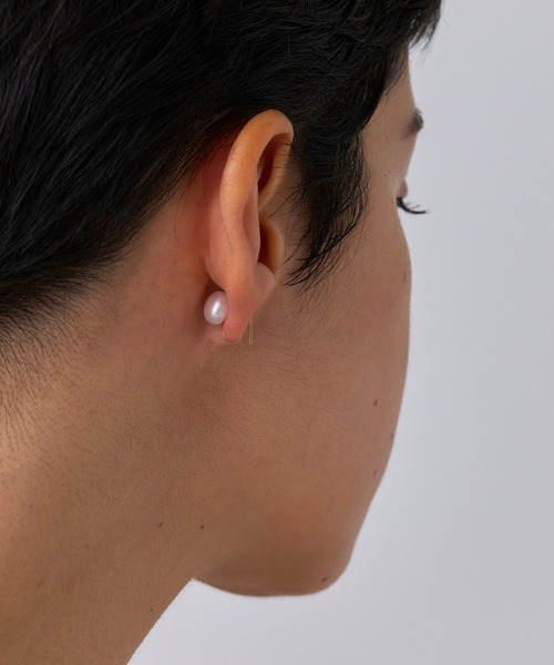 JUPITER(ジュピター)の「【シリーズ累計販売 1000点突破!】【K10】2way淡水パール×バーイヤリング/リバーシブル<動画あり>(イヤリング・レディース・ゴールド/ピンクゴールド/ホワイトゴールド・FREE)」の22枚目の写真