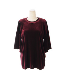 Luz Llena (NEY) | オーバーサイズ・ベロアトップス/Tシャツ(Tシャツ/カットソー)