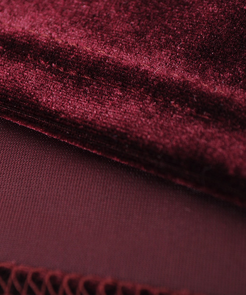 Luz Llena (NEY)（ラズレナニー）の「オーバーサイズ・ベロアトップス/Tシャツ（Tシャツ/カットソー・レディース・ネイビー/チャコールグレー/ボルドー・MEDIUM）」の13枚目の写真