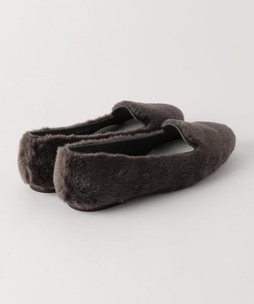 Boisson Chocolat（ボワソンショコラ）の「BBC　FFﾌﾟﾚｰﾝｵﾍﾟﾗﾌﾗｯﾄ○（その他シューズ・レディース・オフホワイト/ダークグレー・23cm/25cm/24cm/23.5cm/22cm/22.5cm/24.5cm）」の11枚目の写真