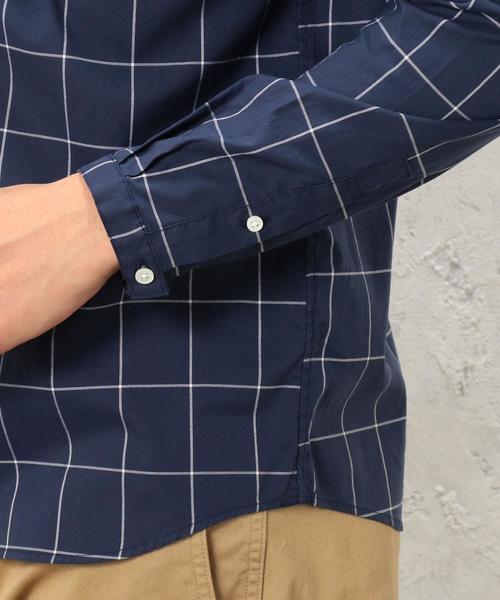 green label relaxing(グリーンレーベルリラクシング)の「KC W/P LOOSE バンドカラー シャツ ◆(シャツ/ブラウス・メンズ・ネイビー/グレー/ホワイト・SMALL/LARGE/MEDIUM)」の12枚目の写真