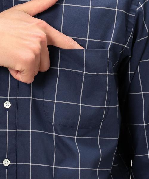 green label relaxing(グリーンレーベルリラクシング)の「KC W/P LOOSE バンドカラー シャツ ◆(シャツ/ブラウス・メンズ・ネイビー/グレー/ホワイト・SMALL/LARGE/MEDIUM)」の14枚目の写真