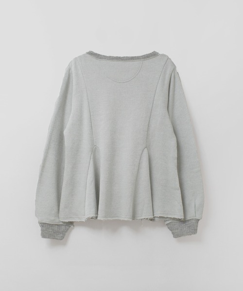 Audition（オーディション）の「M0578 ペプラムシルエットシャギープルオーバー（Tシャツ/カットソー・レディース・オフホワイト/グレー/ブラック・MEDIUM）」の19枚目の写真