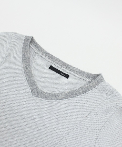 Audition（オーディション）の「M0578 ペプラムシルエットシャギープルオーバー（Tシャツ/カットソー・レディース・オフホワイト/グレー/ブラック・MEDIUM）」の15枚目の写真