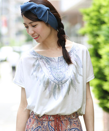 チチカカ | アフリカンフェザー　Ｔシャツ(Tシャツ/カットソー)