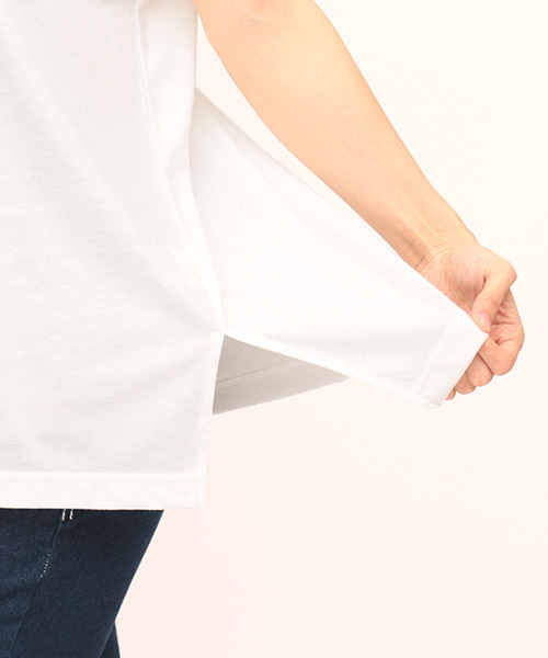 チチカカ(チチカカ)の「アフリカンフェザー Tシャツ(Tシャツ/カットソー・レディース・その他1/グレー/カラフル・FREE)」の14枚目の写真