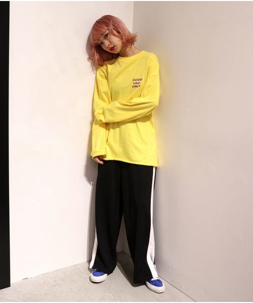 jouetie（ジュエティ）の「emmaコラボ ラインパンツ（その他パンツ・レディース・ピンク/グリーン/パープル/ブラック・MEDIUM）」の14枚目の写真