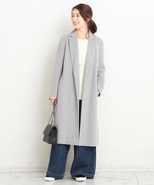 BEAUTY&YOUTH UNITED ARROWS（ビューティーアンドユースユナイテッドアローズ）の「BY∴ ビーバーミドルガウンコート ◆（その他アウター・レディース・ダークグレー/オリーブ/グレー・MEDIUM/SMALL）」の2枚目の写真