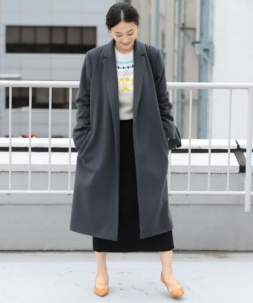 BEAUTY&YOUTH UNITED ARROWS（ビューティーアンドユースユナイテッドアローズ）の「BY∴ ビーバーミドルガウンコート ◆（その他アウター・レディース・ダークグレー/オリーブ/グレー・MEDIUM/SMALL）」の9枚目の写真