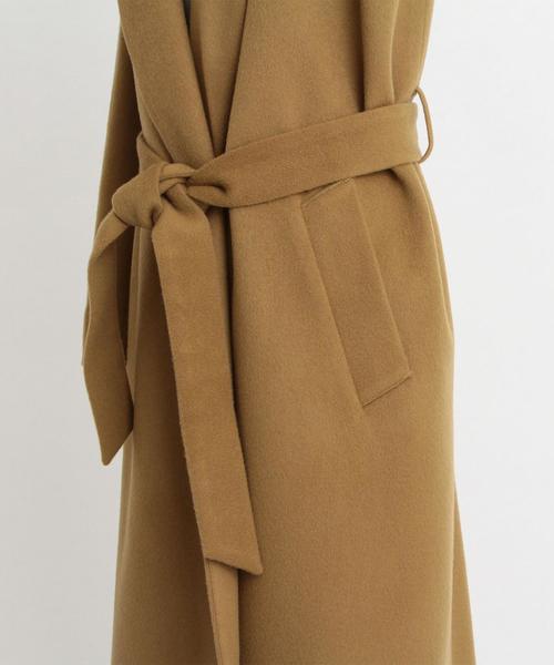 BEAUTY&YOUTH UNITED ARROWS（ビューティーアンドユースユナイテッドアローズ）の「BY∴ ビーバーミドルガウンコート ◆（その他アウター・レディース・ダークグレー/オリーブ/グレー・MEDIUM/SMALL）」の6枚目の写真