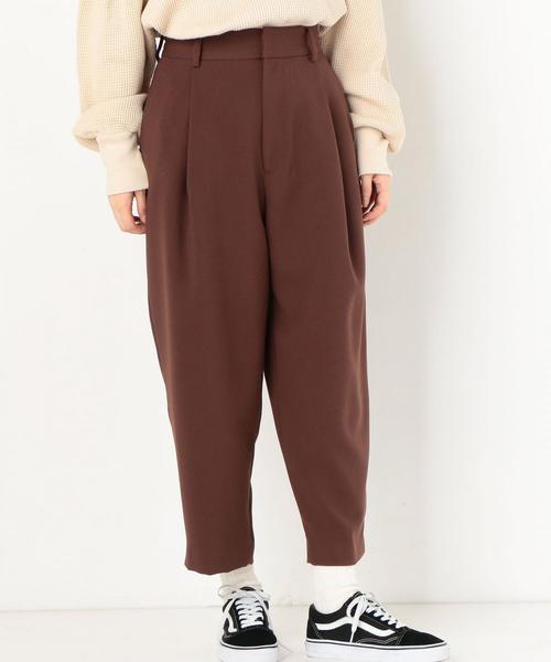 Another Edition（アナザーエディション）の「ダブルクロス8分丈パンツ（その他パンツ・レディース・ブラック/ブラウン/ナチュラル・SMALL/MEDIUM）」の3枚目の写真