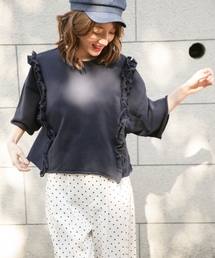 Heather | フリフリ＊ワイドウラケＴ　788339(Tシャツ/カットソー)