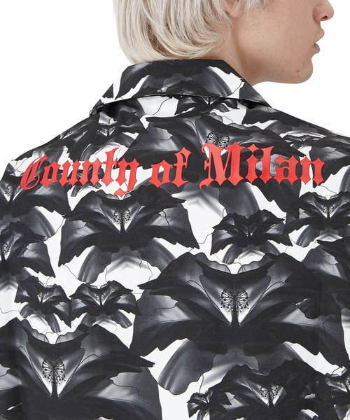 MARCELO BURLON（マルセロ・バーロン）の「MARCELO BURLON 『GREY FLOWERS』シャツ（シャツ/ブラウス・メンズ・ダークグレー・MEDIUM）」の6枚目の写真