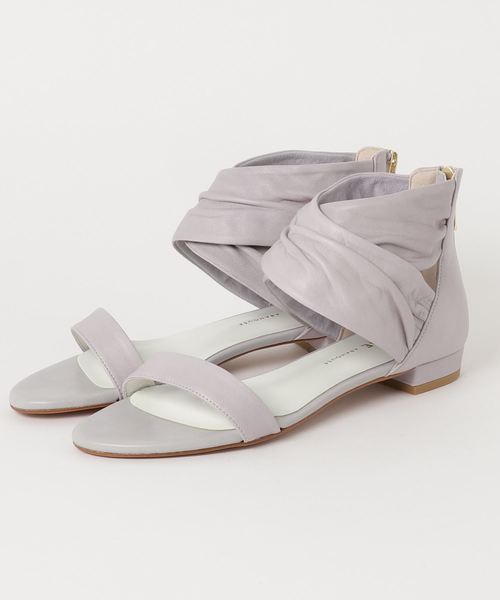 PICHE ABAHOUSE（ピシェ アバハウス）の「アンクルビッククロスサンダル（サンダル・レディース・ブラック/ライトグレー/キャメル・36/37/38/35/34）」の2枚目の写真