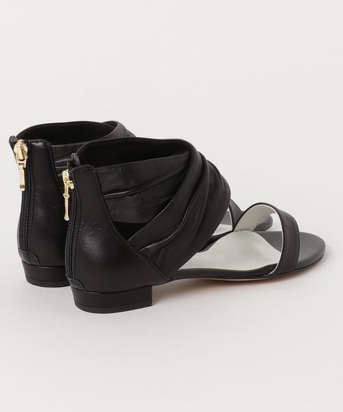 PICHE ABAHOUSE（ピシェ アバハウス）の「アンクルビッククロスサンダル（サンダル・レディース・ブラック/ライトグレー/キャメル・36/37/38/35/34）」の4枚目の写真