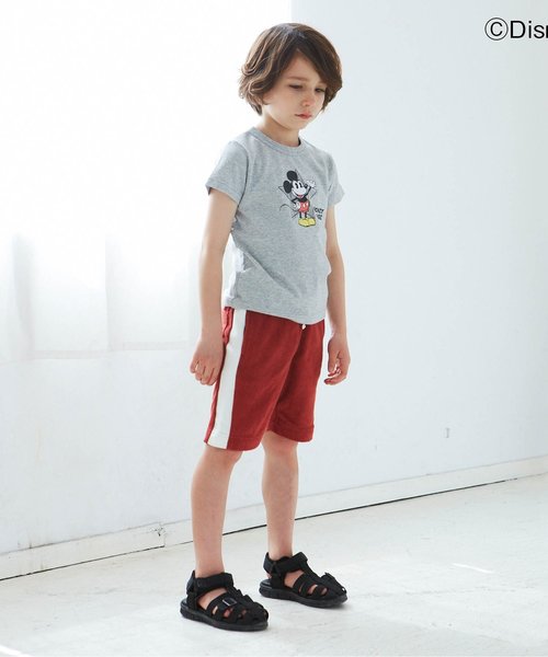apres les cours(アプレレクール)の「サイドラインパンツ 4.5分丈(その他パンツ・キッズ・レンガ/ネイビー/グレー・80/90/100/110/120/130)」の13枚目の写真