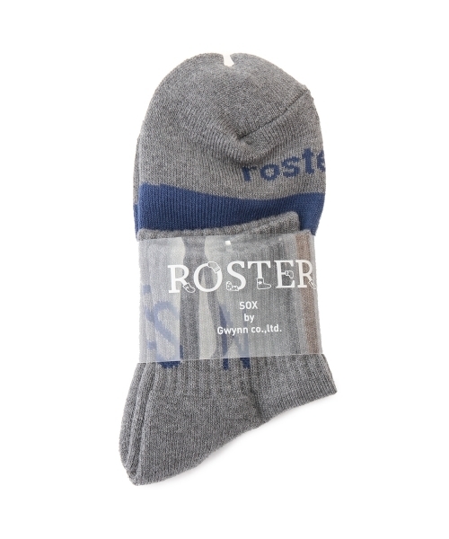 BEAMS BOY（ビームスボーイ）の「◎ROSTER SOCKS / BACKロゴ（ソックス/靴下・レディース・グレー/ネイビー・ONE SIZE）」の10枚目の写真