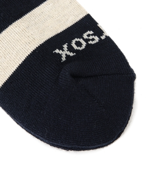 BEAMS BOY（ビームスボーイ）の「◎ROSTER SOCKS / BACKロゴ（ソックス/靴下・レディース・グレー/ネイビー・ONE SIZE）」の8枚目の写真