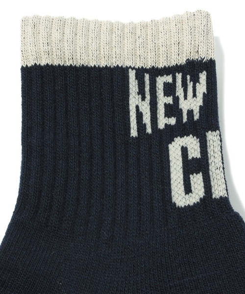 BEAMS BOY（ビームスボーイ）の「◎ROSTER SOCKS / BACKロゴ（ソックス/靴下・レディース・グレー/ネイビー・ONE SIZE）」の3枚目の写真