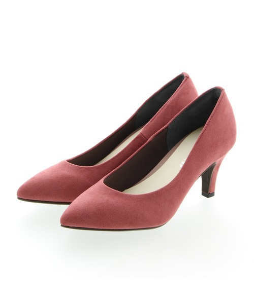 JELLY BEANS（ジェリービーンズ）の「ポインテッドプレーンパンプス<ふわさら>(112-9510)JELLY BEANS(ジェリービーンズ)（パンプス・レディース・ブラック/パープル/グレー/グリーン/マルチ/ダークベージュ/ネイビー/レッド/ベージュ/チェック/シルバー/ダークブラウン/マスタード/ワイン/ダークグリーン/ブラック系その他/ダークグレー/ライトグレー/ダークパープル/ミント/グレー系その他/ブラック×ブラック/ライトブルー/ローズ/ライトグリーン・23/24/25/22/25.5/22.5/24.5/23.5/21.5）」の21枚目の写真