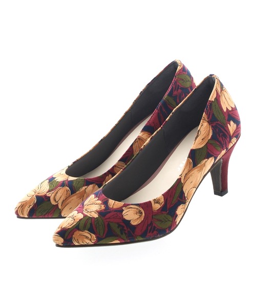 JELLY BEANS（ジェリービーンズ）の「ポインテッドプレーンパンプス<ふわさら>(112-9510)JELLY BEANS(ジェリービーンズ)（パンプス・レディース・ブラック/パープル/グレー/グリーン/マルチ/ダークベージュ/ネイビー/レッド/ベージュ/チェック/シルバー/ダークブラウン/マスタード/ワイン/ダークグリーン/ブラック系その他/ダークグレー/ライトグレー/ダークパープル/ミント/グレー系その他/ブラック×ブラック/ライトブルー/ローズ/ライトグリーン・23/24/25/22/25.5/22.5/24.5/23.5/21.5）」の22枚目の写真