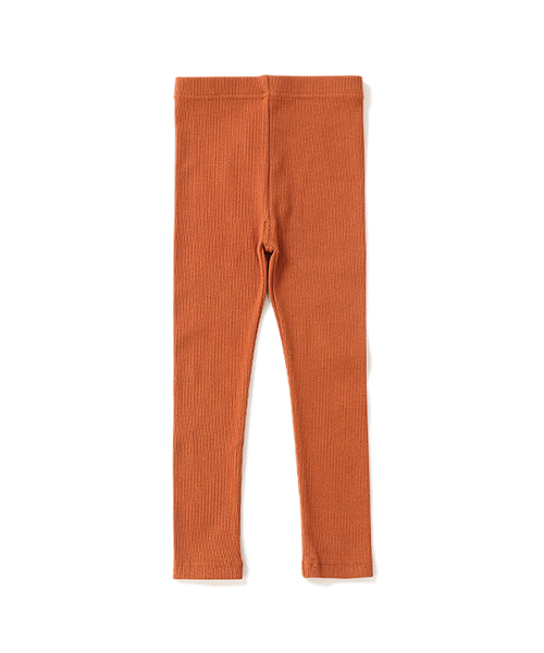 devirock(デビロック)の「ベーシック無地リブレギンス スパッツ(レギンス/スパッツ・キッズ・ヘザーチャコール/杢グレー/ネイビー/モカ/ブラック/ワイン/アイボリー/ベージュ/オートミール/キャメル・100cm/110cm/120cm/130cm/140cm/150cm/160cm)」の14枚目の写真