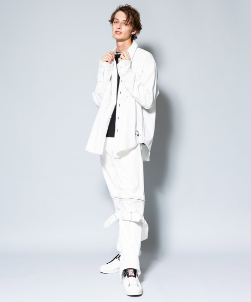 セール シャツ ブラウス トップス Myne Denim レトロフューチャーデニムシャツ Retro Future Future Shirt シャツ ブラウス Myne マイン のファッション