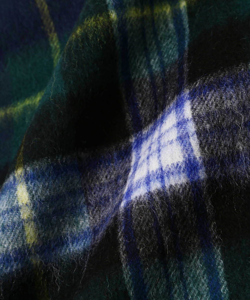 N.(N. Natural Beauty Basic)(エヌエヌナチュラルビューティーベーシック)の「ソフトウールチェックストール(ストール/ショール・レディース・グレー系その他/グリーン系その他/パープル系その他・フリ-)」の9枚目の写真