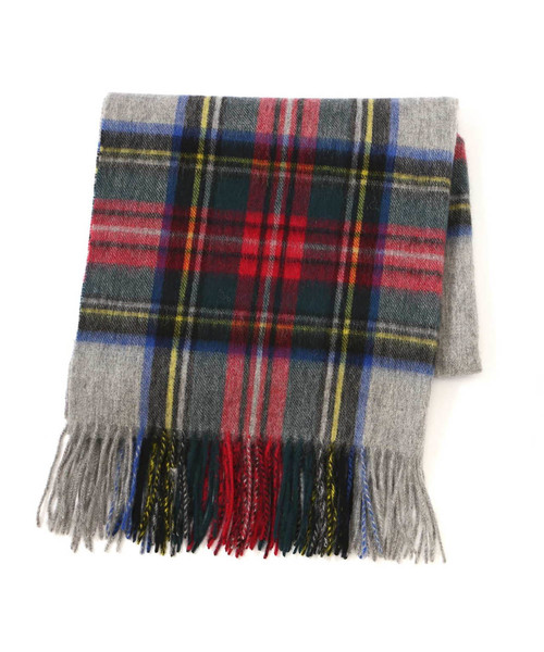 N.(N. Natural Beauty Basic)(エヌエヌナチュラルビューティーベーシック)の「ソフトウールチェックストール(ストール/ショール・レディース・グレー系その他/グリーン系その他/パープル系その他・フリ-)」の12枚目の写真