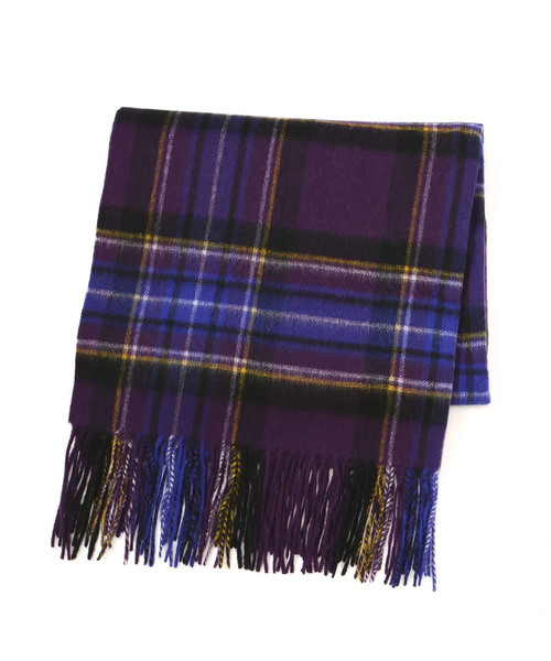 N.(N. Natural Beauty Basic)(エヌエヌナチュラルビューティーベーシック)の「ソフトウールチェックストール(ストール/ショール・レディース・グレー系その他/グリーン系その他/パープル系その他・フリ-)」の13枚目の写真