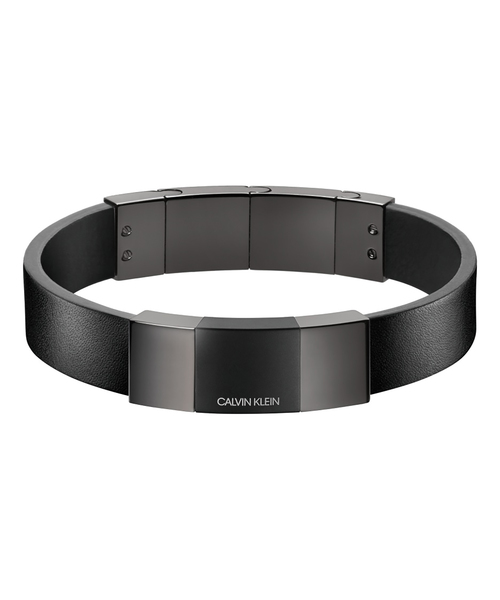 CALVIN KLEIN WATCHES+JEWELRY�i�J���o���E�N���C�� �E�H�b�`���W���G���[�j�́u[�J���o���N���C��] CALVIN KLEIN �����Y�u���X���b�g Strong�i�X�g�����O�j �u���b�N�i�u���X���b�g�j�v�b�u���b�N