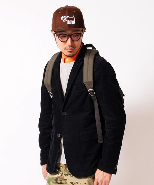 BEAMS（ビームス）の「□BEAMS / SL コーデュロイ 2Bジャケット（テーラードジャケット・メンズ・グリーン/ネイビー・SMALL/MEDIUM/LARGE）」の2枚目の写真