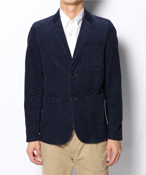 BEAMS（ビームス）の「□BEAMS / SL コーデュロイ 2Bジャケット（テーラードジャケット・メンズ・グリーン/ネイビー・SMALL/MEDIUM/LARGE）」の11枚目の写真
