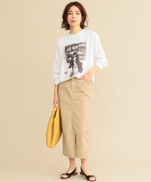 Wrangler（ラングラー）の「【別注】＜Wrangler＞∴タイトスカート о（スカート・レディース・ベージュ/ダークグリーン・MEDIUM/SMALL）」の3枚目の写真