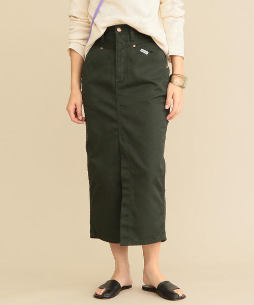 Wrangler（ラングラー）の「【別注】＜Wrangler＞∴タイトスカート о（スカート・レディース・ベージュ/ダークグリーン・MEDIUM/SMALL）」の13枚目の写真