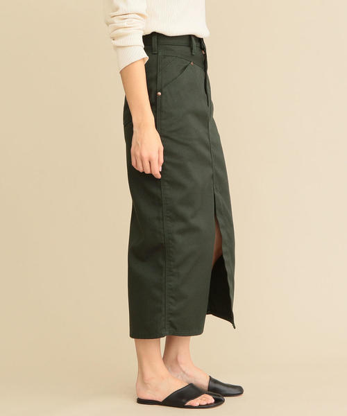 Wrangler（ラングラー）の「【別注】＜Wrangler＞∴タイトスカート о（スカート・レディース・ベージュ/ダークグリーン・MEDIUM/SMALL）」の17枚目の写真