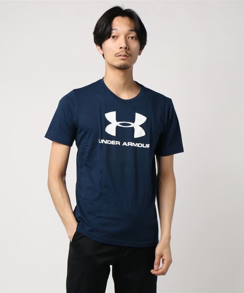 UNDER ARMOUR（アンダーアーマー）の「アンダーアーマー UNDER ARMOUR UA SPORTSTYLE LOGO SS 1329590（Tシャツ/カットソー・メンズ・ホワイト/ブラック/グレー/ネイビー・M/L/S/XL/XXL）」の4枚目の写真