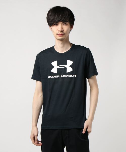 UNDER ARMOUR（アンダーアーマー）の「アンダーアーマー UNDER ARMOUR UA SPORTSTYLE LOGO SS 1329590（Tシャツ/カットソー・メンズ・ホワイト/ブラック/グレー/ネイビー・M/L/S/XL/XXL）」の2枚目の写真