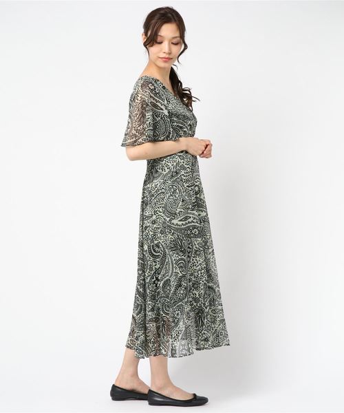 ペイズリープリントマキシワンピース ワンピース Anayi アナイ のファッション ワンピース ワンピース セール