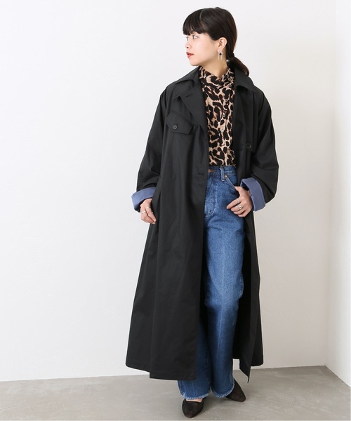 CITYSHOP(シティーショップ)の「タイプライタートレンチ(トレンチコート・レディース・ブラック・36/38)」の4枚目の写真