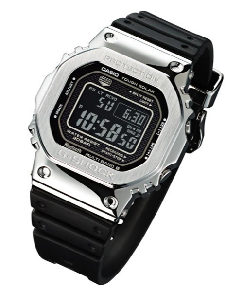 G-SHOCK(ジーショック)の「G-SHOCK/ジーショック 腕時計 FULL METAL GMW-B5000-1JF(デジタル腕時計・メンズ・シルバー×ブラック・FREE)」の7枚目の写真