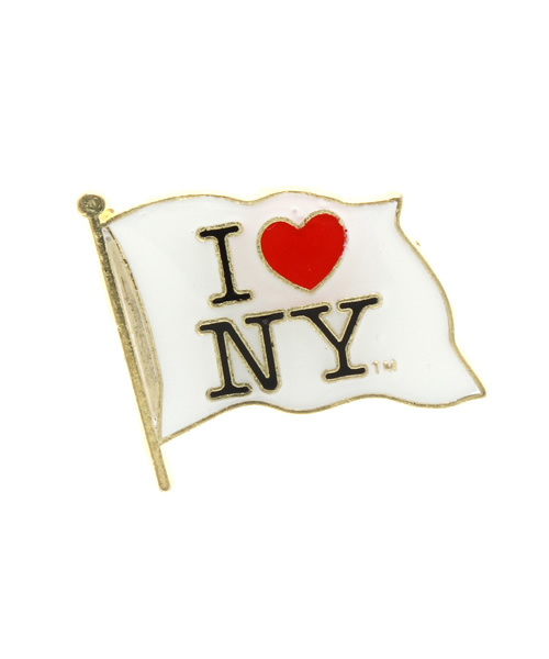 SHIPS JET BLUE（シップスジェットブルー）の「I LOVE NY: ピンバッジ