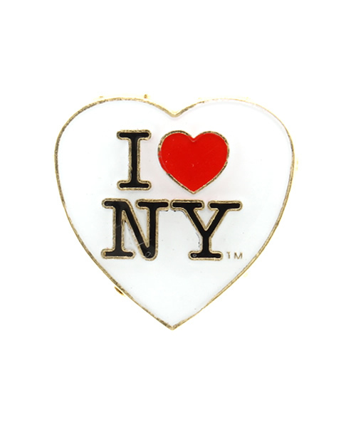 SHIPS JET BLUE（シップスジェットブルー）の「I LOVE NY: ピンバッジ