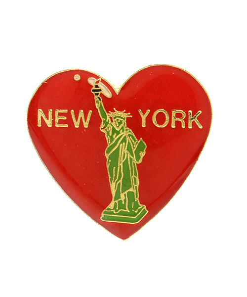 SHIPS JET BLUE（シップスジェットブルー）の「I LOVE NY: ピンバッジ
