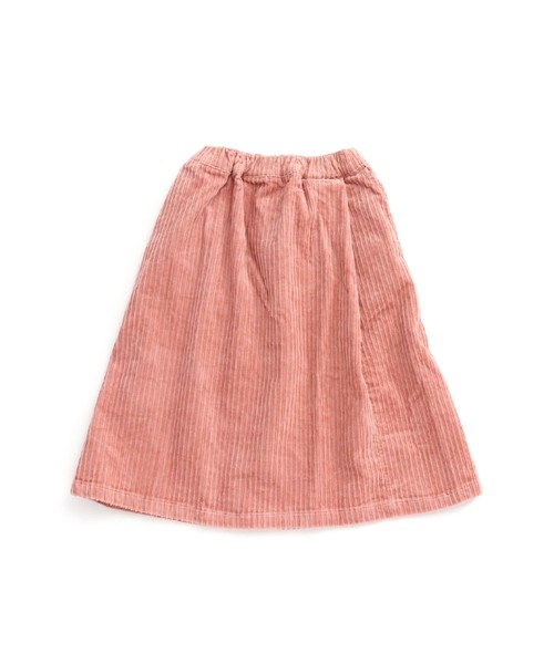 MAKE YOUR DAY（メイクユアデイ）の「ストレッチ親子コール ラップスカート■80～140cm（スカート・キッズ・チャコールグレー/レッド/ピンク/キャメル・90/100/110/120/80/130/140）」の9枚目の写真