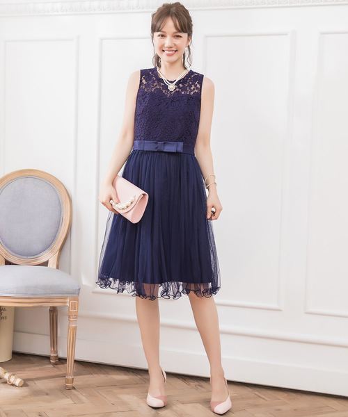 DRESS STAR(ドレス スター)の「レースワンピースドレスパーティードレス(ドレス・レディース・ブラック/ベージュ/ネイビー/グレー/ピンク/ワインレッド・XXXL/S/M/L/XL/XXL)」の4枚目の写真