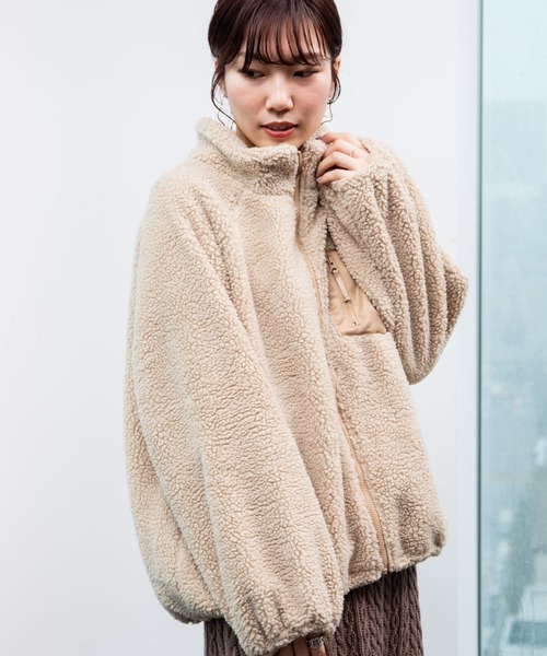 あいにく イサカ インデックス アース ミュージック アンド エコロジー ボア ブルゾン Businesshotelmatsusaka Jp