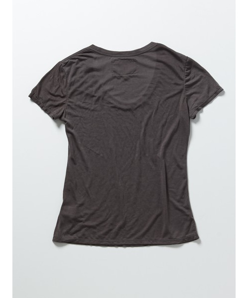 DRWCYS(ドロシーズ)の「テンセルカシミヤTシャツ(Tシャツ/カットソー・レディース・ホワイト/グレー/ネイビー/スミクロ・FREE)」の6枚目の写真