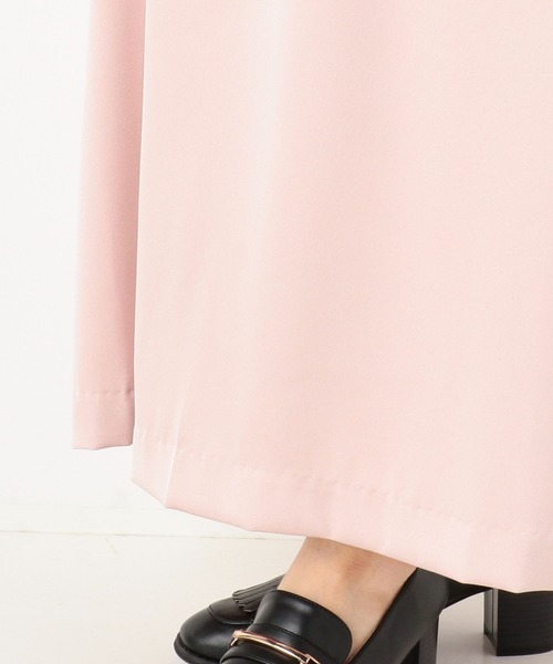 archives（アルシーヴ）の「サテンロングセミフレアスカート（スカート・レディース・ネイビー/グレー/ピンク・MEDIUM）」の9枚目の写真